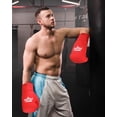 thumbnail image 3 of Fadi Sports A2 Lace-Up Boxing Gloves, for Training & Sparring, Matte Cowhide Leather, Red - 16 oz, 3 of 14