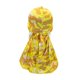 thumbnail image 2 of Pañuelo de imitación de seda cómodo y resistente para raperos, de secado rápido, estilo hip hop, con calavera. Amarillo, 2 of 9