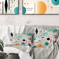 thumbnail image 2 of Designart "Serenade Of Soft Geometry And Colors" Geometric Throw Pillow - Modern Pillow For Couch - Insert And Pillows Covers For Living Room Decor, 2 of 5