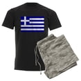 thumbnail image 6 of CafePress - Greece Flag Men's Dark Pajamas - Men's Dark Loose Fit Cotton Pajama Set, 6 of 7