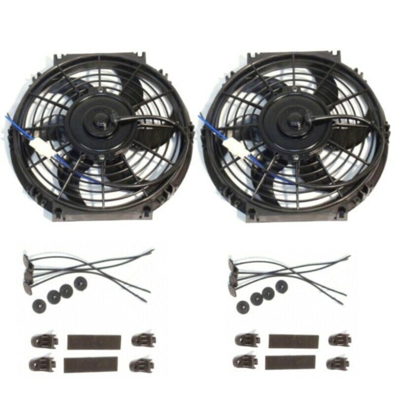 Brand New 10" Universal Slim Fan Push Pull Electric Radiator Cooling
