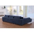 thumbnail image 6 of Canam L-shaped Upholstered Left Facing Chaise Sectional Sofa Blue, 6 of 14