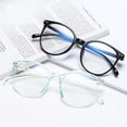 thumbnail image 2 of Gafas con bloqueo de luz azul, elegantes, retro y de gran tamaño para trabajar, jugar, mirar televisión o leer., 2 of 3