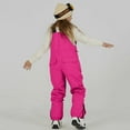 thumbnail image 3 of Kiijoy Teen Girls Overalls Thermal Snow Pants Winter Waterproof Dungarees, Sizes 12-14, 3 of 5