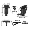 thumbnail image 3 of 2pcs Windshield Washer Nozzle for GMC Acadia 2011-2012 2.5 Meters Hose with Connectors Kit 15247800, 3 of 7