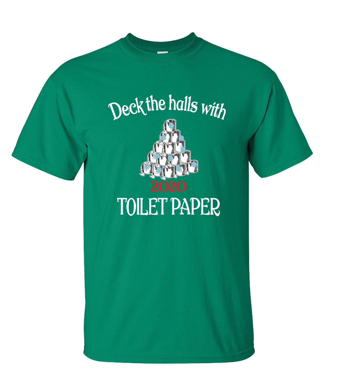 Funny Deck The Halls 2020 Unisex Short Sleeve T-shirt - Bild 11 von 14