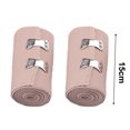 thumbnail image 5 of GETIT High Quality Elastic Bandage, Variable Adjustable Compression Compatible with Foot, Ankle, Knee, Leg, Arm & Body, Supports Injured Areas (5' Feet x 4" Inch), 5 of 5