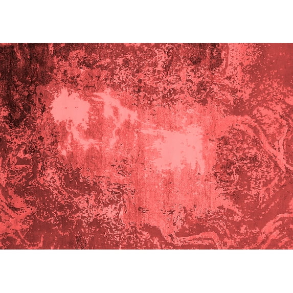 Ahgly Company Indoor Rectangle Oriental Red Industrial Area Rugs, 4' x 6'