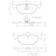 thumbnail image 4 of Brembo P06025N Premium NAO Ceramic OE Equivalent Pad, 4 of 4