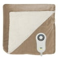 thumbnail image 2 of Serta Perfect Sleeper Reversible Electric Heated Warming Throw Blanket Taupe 60 x 70, 2 of 3