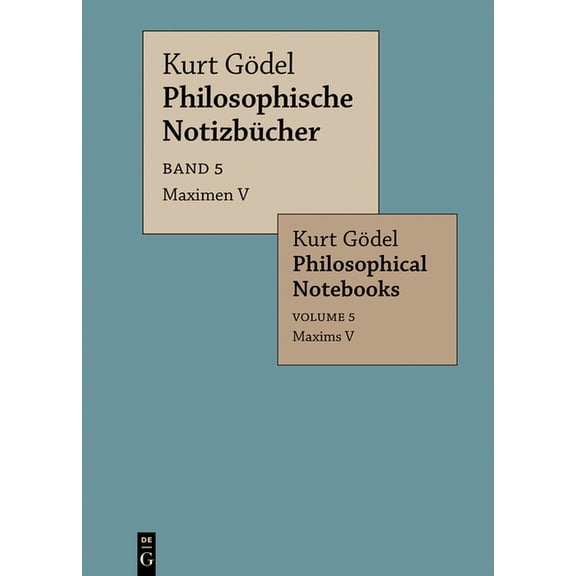 Philosophische Notizbücher / Philosophic Maximen V / Maxims V, Book 5, (Paperback)