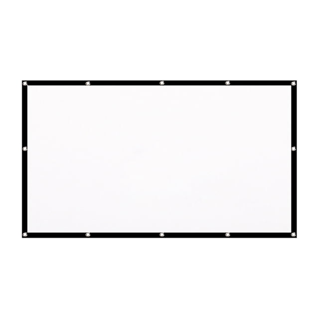 80-inch Portable HD Projector Screen 16:9 Projection Screen Foldable Thick Durable for Outdoor Home Theater