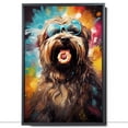 thumbnail image 2 of Briard Dog Canvas Wall Art,Pet Canvas Painting Puppy Artwork,Colorful-Watercolor Original Artwork Print For Bedroom, Bathroom Wall Art decor, 2 of 6