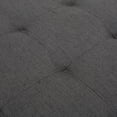 thumbnail image 6 of GDF Studio Lastoro Contemporary Tufted Storage Ottoman, Dark Gray Fabric and Dark Brown, 6 of 10