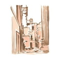 thumbnail image 2 of Vess, June Erica 20x24 White Modern Wood Framed Museum Art Print Titled - Blush Architecture Study II, 2 of 4