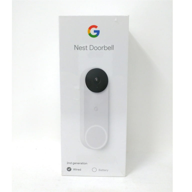 【新品未開封】Google nest doorbell Free Shipping! Google Wired Nest Doorbell 2nd Gen Video Doorbell