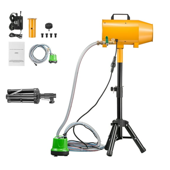 KFFKFF Portable Foam Machine, 180 W Party Foam Maker with Adjustable Tripod, Includes Submersible Pump, Ideal for Outdoor Events, Pool Gatherings, Birthdays, and Celebrations