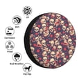 thumbnail image 4 of Balery Skull rock music record Cubiertas para Neumáticos - Protector Resistente para Neumáticos de Camioneta, SUV, Remolque, Camper y RV-14 inch, 4 of 6