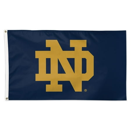 Ncaa Door Flag - Notre Dame Fighting Irish Official NCAA Flag 3x5 Deluxe Banner by Wincraft 411204
