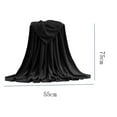 thumbnail image 3 of 100Fens 55x75CM Bedding Washed Blue Fleece Blanket Throw Size Lightweight Fuzzy Soft Anti-Static Microfiber Bed Blanket, 3 of 5