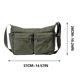 thumbnail image 3 of Bolso bandolera informal | Bolso bandolera para portátil de gran capacidad | Bolso bandolera deportivo multibolsillos | Bolso de mano impermeable y duradero para mujer para viajes, trabajo y escuela, 3 of 8