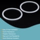 thumbnail image 4 of Junta de goma de silicona Uxcell para brida O-ring para abrazadera de vacío de 4.5", 4 of 5