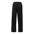 thumbnail image 5 of ZRBYWB Men's Pants Men Spring Autumn Fashion Casual Casual Pants Solid Color Straight Loose Sweatpants Corduroy Casual Pants Work Pants For Men, 5 of 5