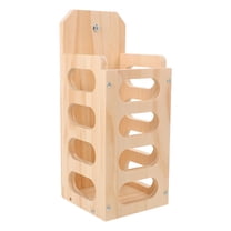 DEEPCRAFF Wooden Small Animal Feeder Hay Holder 1Pc Khaki Anti-Waste Pet Food Dispenser