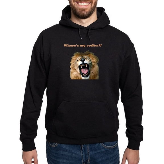 CafePress - Where's My Coffee Hoodie (Dark) - Pullover Hoodie, Classic, Comfortable Hooded Sweatshirt