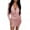 ZZB Pink, variant on ASFGIMUJ Women Fashion V-Neck Bodycon Sequins Dress Long Sleeve Party Mini Dresses Pink XXL