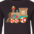thumbnail image 4 of Inktastic Christmas Train Long Sleeve Youth T-Shirt, 4 of 5