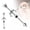 #08, variant on 1PCS Surgical Steel Industrial Bar Ear Barbell Ring 14G Body Scaffold Piercing-#01