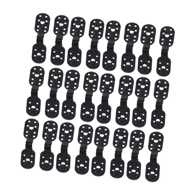 50 piezas de clips para tela de sombra, abrazaderas de fijación para tela de sombra, accesorios resistentes, clips para malla de malla, resistentes al