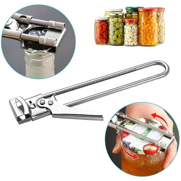 Visland Manual Jam Jar Bottle Can Opener Breakfast Cooking Lid Remover