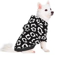 thumbnail image 2 of Balery Black Leopard Sudadera con Capucha para Perros Pequeños – Ropa para Mascotas, Disfraz para Perros y Gatos, Ideal para Fiestas y Cosplay-X-Large, 2 of 7