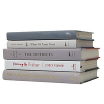 Pen & Willow Grey Decorative Books - Real, shelf-ready book stacks for bookshelves, coffee tables, or end tables. For home or office decor, weddings, or staging decor.