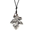 thumbnail image 2 of Colgante de Torsión con Caliente Collar de Cadena Larga Negro para Mujeres Suéter de Hermoso Adorno plata jinwen Collar de suéter con colgante de hoja, 2 of 4