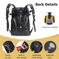 thumbnail image 6 of Hafmall Cooler Backpack, 42Cans Large Waterproof Insulated Cooler Backpack for Men & Women, 30L LeakProof Soft Cooler Backpack for Camping Beach Hiking Fishing Picnic Travel Trip, Lightweight, Black, 6 of 7