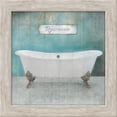 thumbnail image 2 of Wood Framed Aqua Bath Poster Print by Victoria Brown, 2 of 2