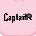thumbnail image 4 of Inktastic Captain with pirate hat Boys or Girls Baby Bib, 4 of 4