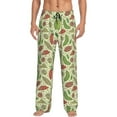 thumbnail image 2 of Picia Finger Lime Fruits Mens Soft Woven Cotton Elastic Waistband Sleep Pajama Pant Lounge Sleep Pant With Pockets And Drawstring-Large, 2 of 9