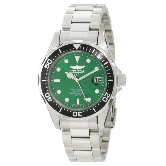 Invicta Women's 10667 Pro Diver Green Dial Interchangeable Bracelet Dive Watch