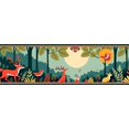 thumbnail image 4 of Forest Themed Animal Patterned Backdrop Banner Party Decorations Background for Children Parties Family Gatherings Photography Props Outdoor Events Festival Celebrations, 4 of 4
