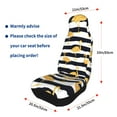 thumbnail image 6 of Haiem Gold Flamingo Printed Car Seat Covers Set of 2, Universal Fit Car Seat Covers,Protective Seat Covers,Comfortable Car Seat Covers, Easy Installation Seat Covers, 6 of 9