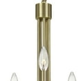 thumbnail image 3 of Metal Chandelier with 5 Candelabra Holders, Gold, 3 of 5