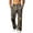 Coffee, variant on Men's Realtree Leaf Camo Wide Leg Pants Outdoor Travel Forest Camo Breathable Woven Fabric Loose Fit Summer Casual Wide Leg Pants Camel M