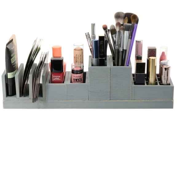 Excello Global Products Magnetic Makeup Organizer - Includes Six Rearrangeable Compartments - EGP-HD-0425A
