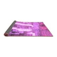 thumbnail image 2 of Ahgly Company Indoor Rectangle Abstract Purple Modern Area Rugs, 8' x 10', 2 of 4