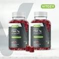 thumbnail image 3 of VITEEY Fiber Gummies 5g, Digestive Support, Fruit Flavor, 60 Count, 2 Pack, 3 of 7