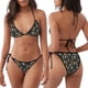 thumbnail image 3 of Fotbe Cigar Traje de Baño para Mujer de Dos Piezas – Bikini Sexy de Tirantes Tipo Halter con Diseño Triangular, 3 of 6